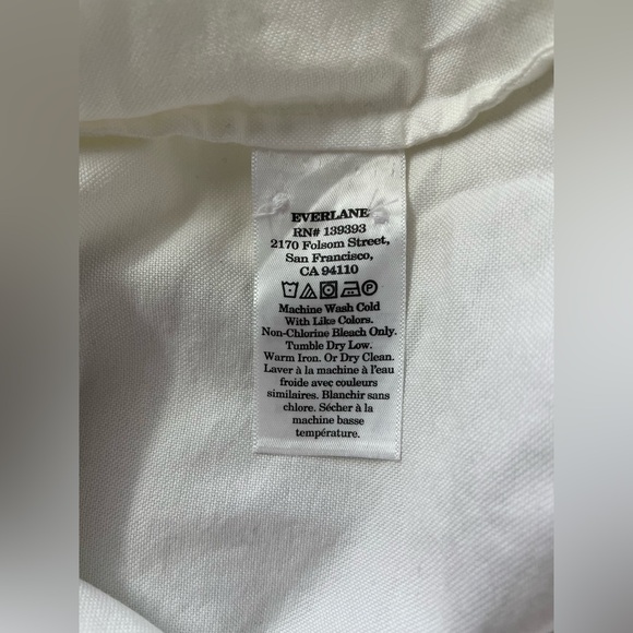 New Everlane Women The Must Have Oxford Shirt White Size 8 - Picture 14 of 15